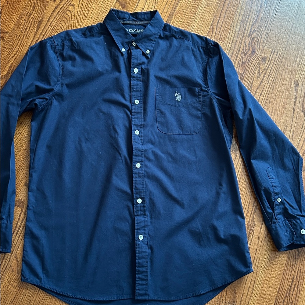 U.S. Polo Assn. Dark Blue Long Sleeve Shirt